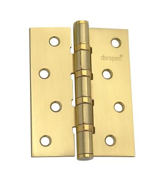 4" Slimline BB Hinge Satin Brass (Per Pair)