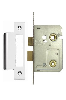WC bathroom lock Nickel Plated Silver