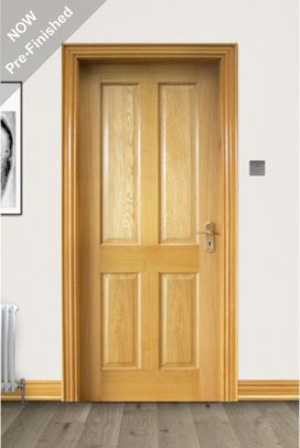 4 Panel White Oak Door (40mm) PF