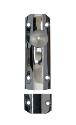 4" Surface Bolt Chrome