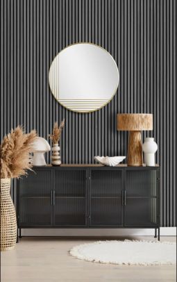 Acoustic Grey Slatwall Panel