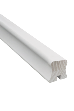 White Primed Standard Handrail 4.2m (13mm Infill)