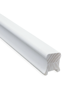 White Primed Standard Handrail 4.2m (41mm Infill)