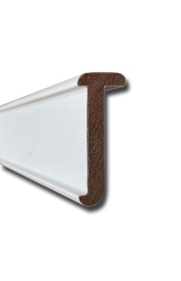 White Primed Double Door J-Strip