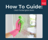 How to clean frosted glass doors